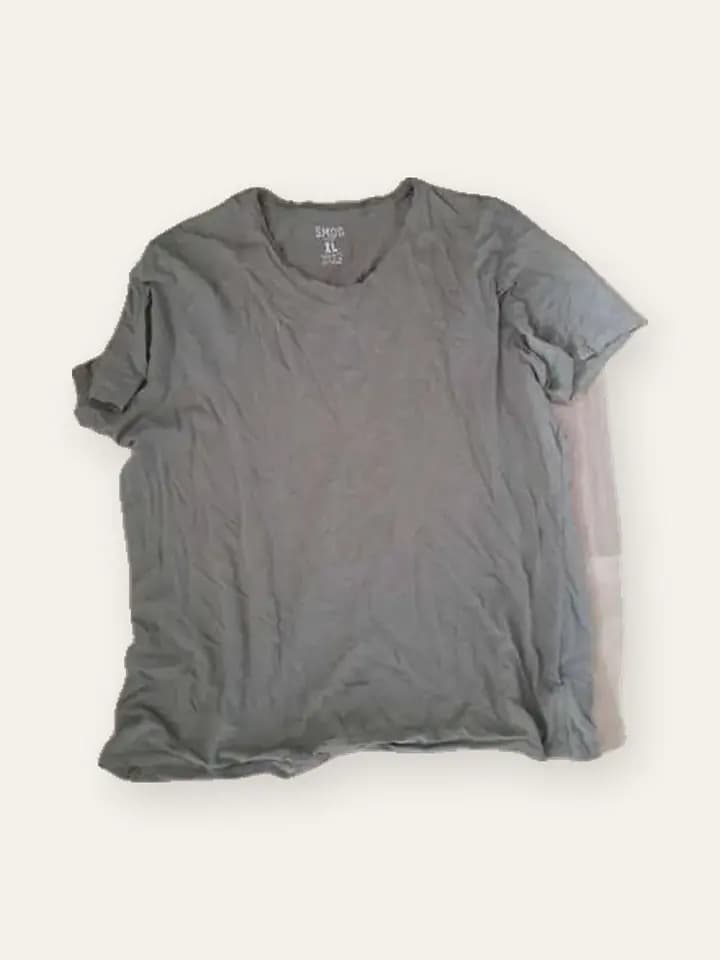 Ash Grey Crew-Neck Tee