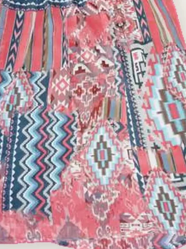 Aztec Print Flared Skirt, photo 2