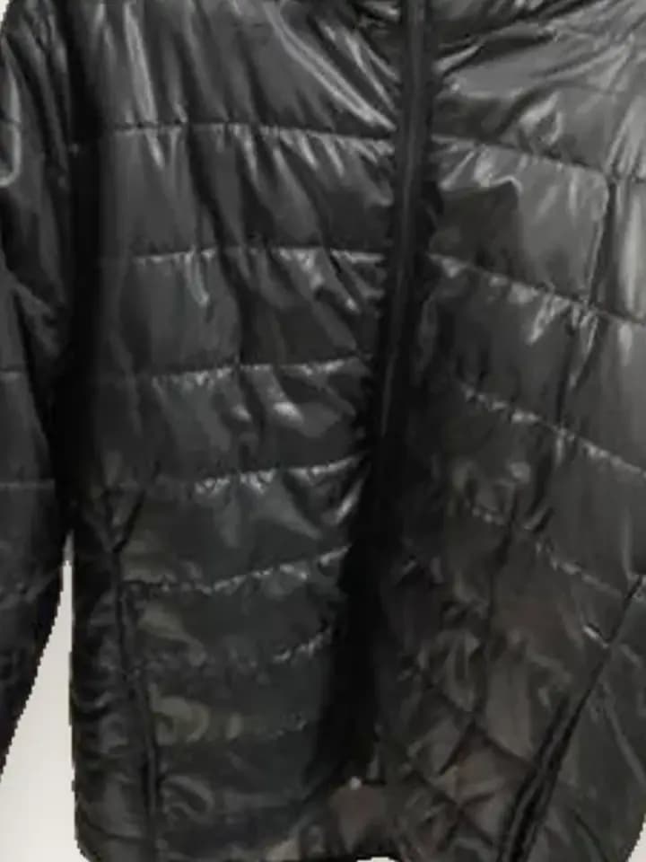 Black Lightweight Quilted Jacket, photo 2