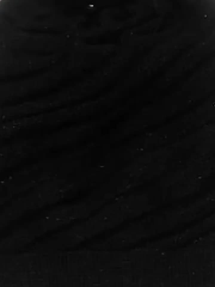 Black Pleated Turban Cap, photo 2