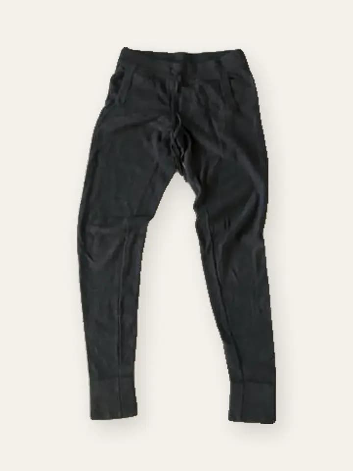 Black Tapered Track Pants