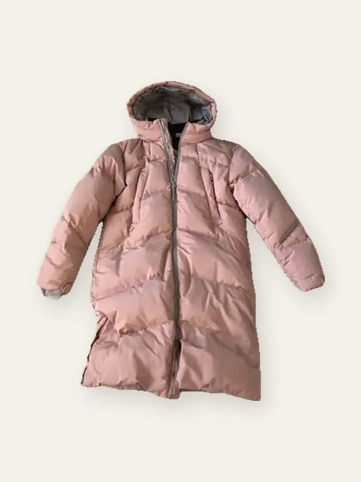 Blush Hooded Puffer Coat