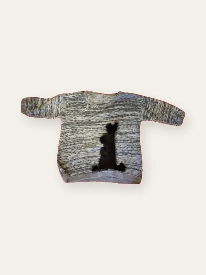Bunny Melange Knit Sweater