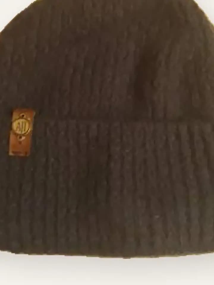 Chocolate Brown Cuffed Beanie, photo 2