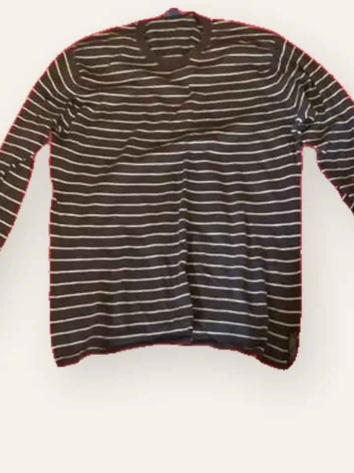 Chocolate Stripe Knit Pullover, photo 2