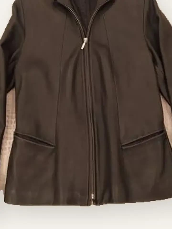Coffee Brown Zip Jacket, photo 2