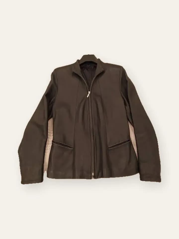 Coffee Brown Zip Jacket