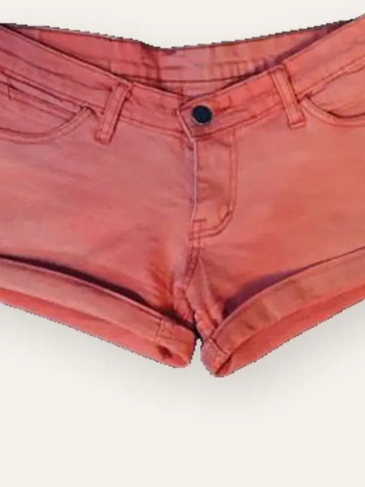 Coral Denim Shorts, photo 2
