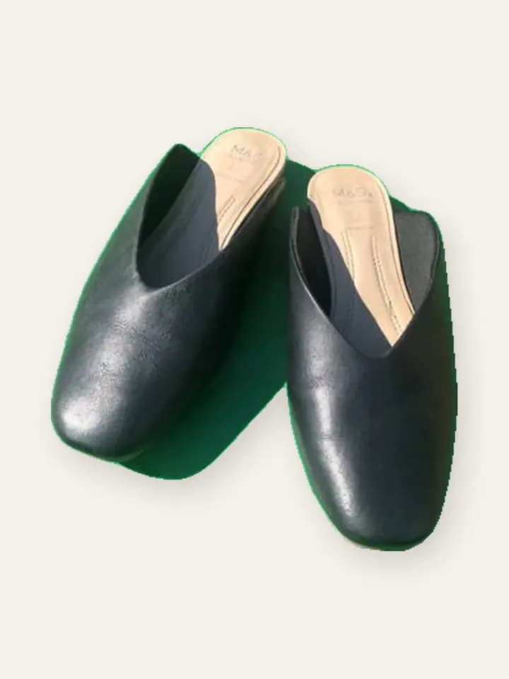 Emerald Pointed Mules