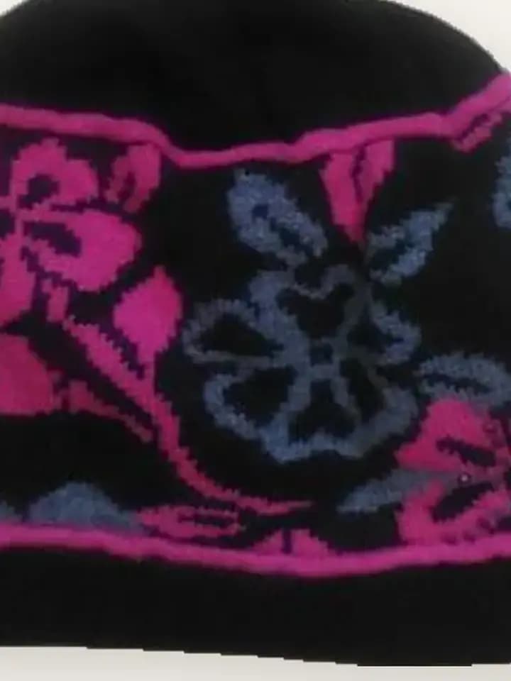 Floral Jacquard Beanie, photo 2