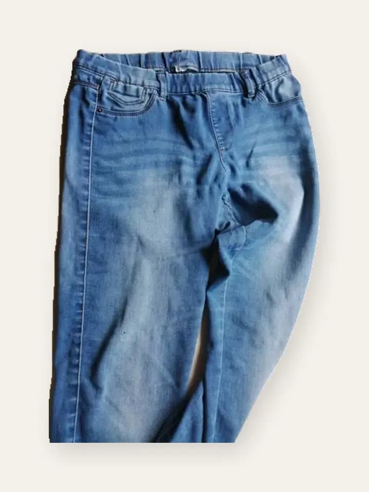 Light Blue Pull-On Jeans