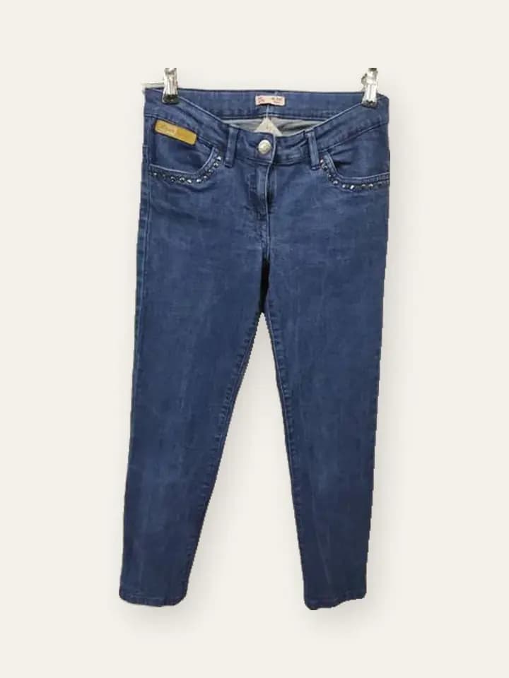 Mid-Wash Skinny Jeans
