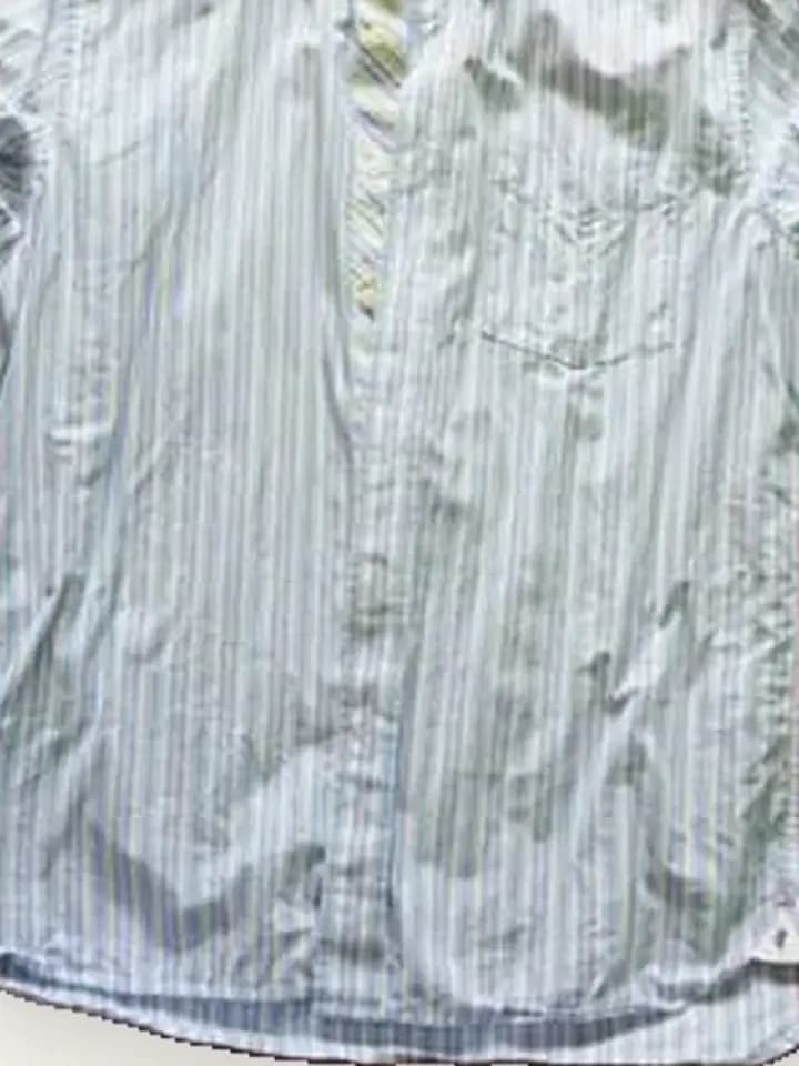 Mint Stripe Cotton Shirt, photo 2