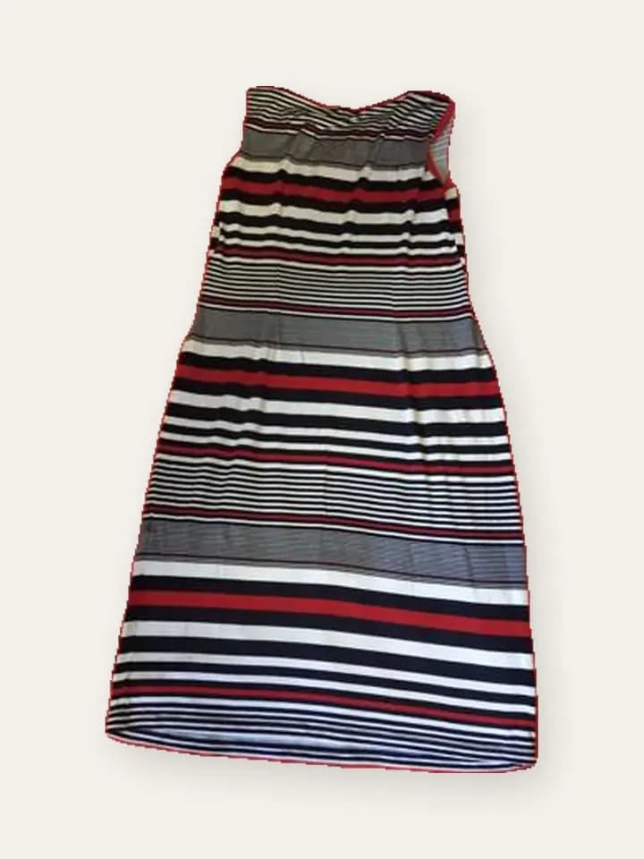 Multistripe Maxi Tank Dress