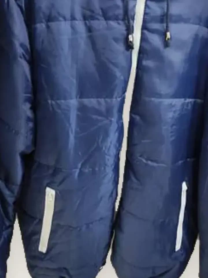 Navy Quilted Hooded Jacket, photo 2