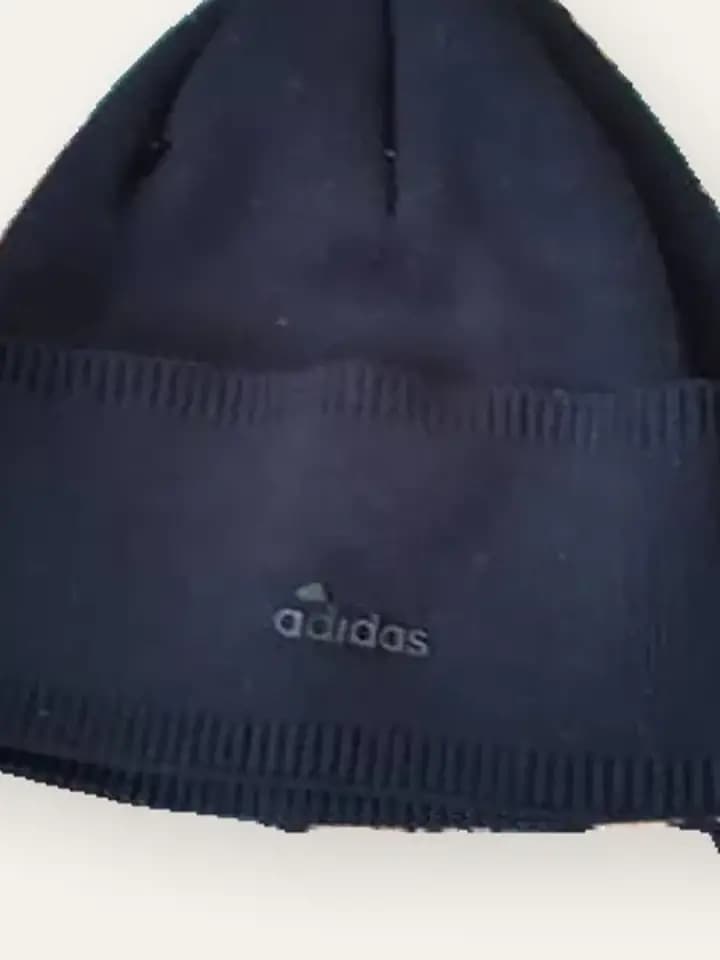 Navy Ribbed Beanie, photo 2