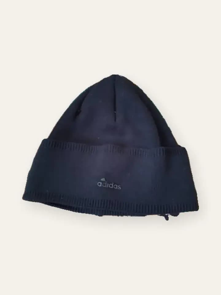 Navy Ribbed Beanie