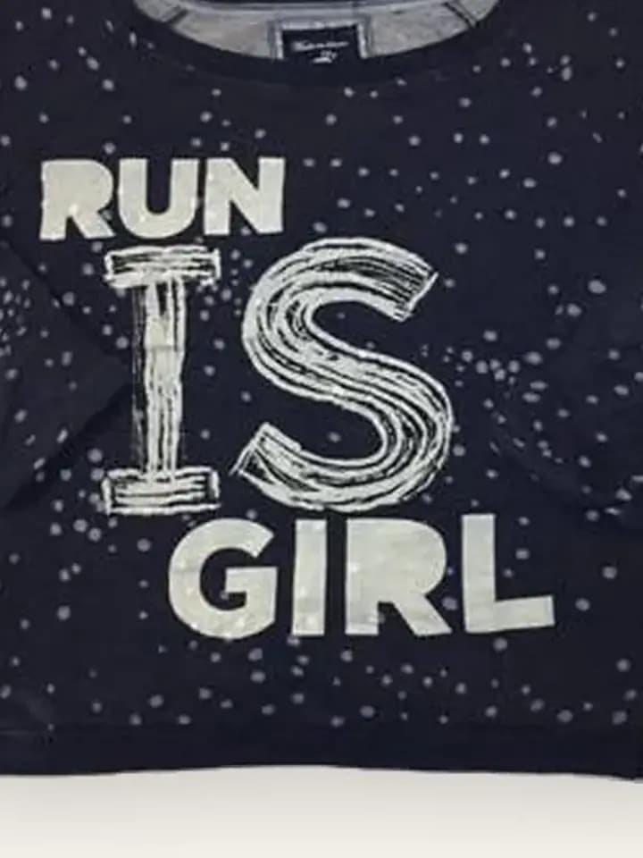 Navy Sequin Slogan Sweatshirt, photo 2