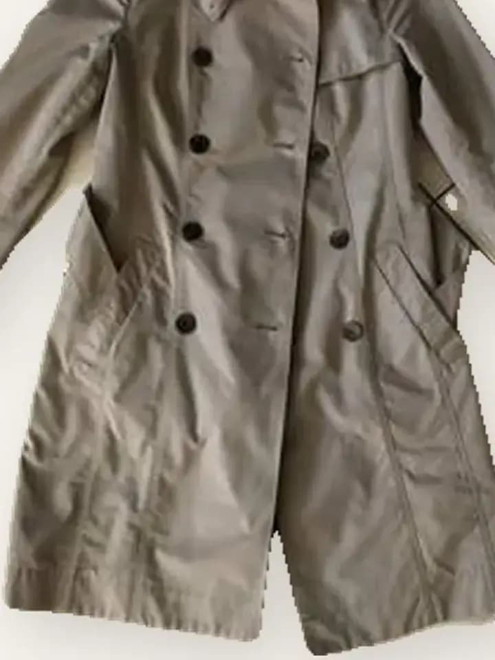 Olive Double-Breasted Trench, photo 2