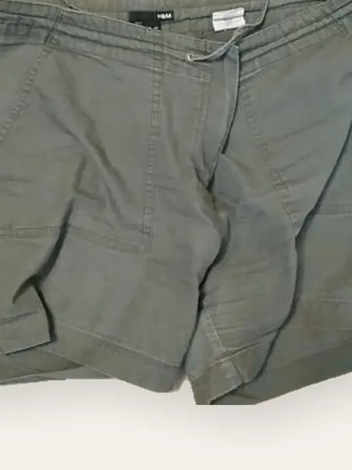 Olive Drawstring Shorts, photo 2