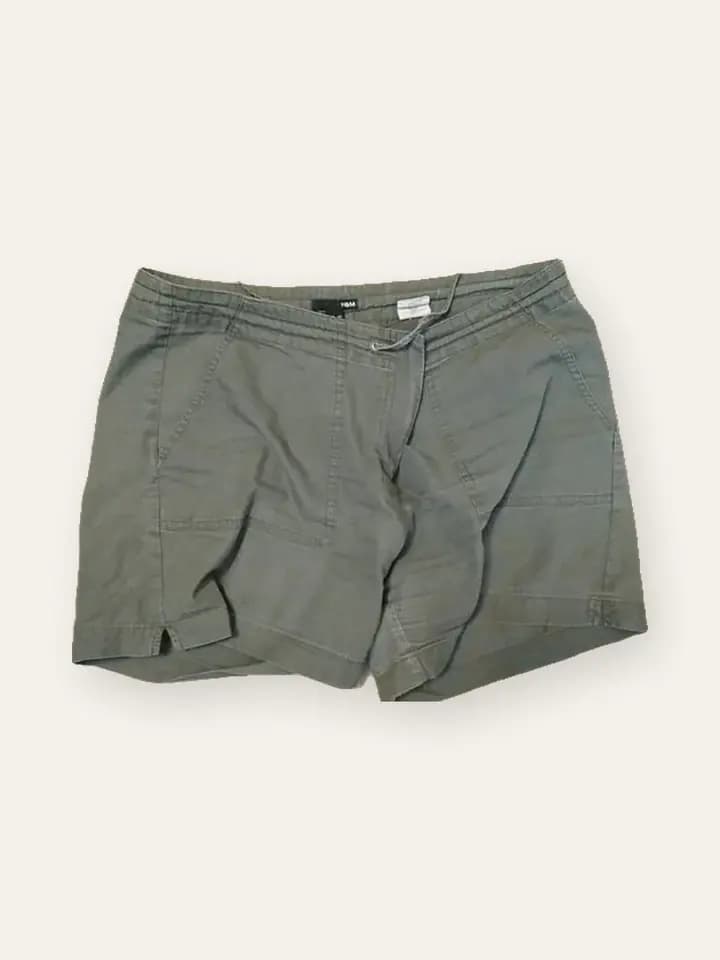 Olive Drawstring Shorts