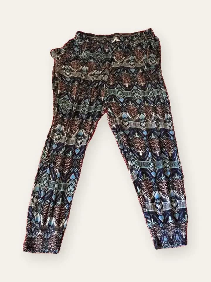 Paisley Print Harem Pants