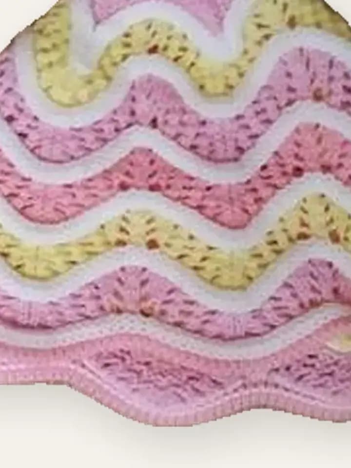 Pastel Wave Knit Beanie, photo 2