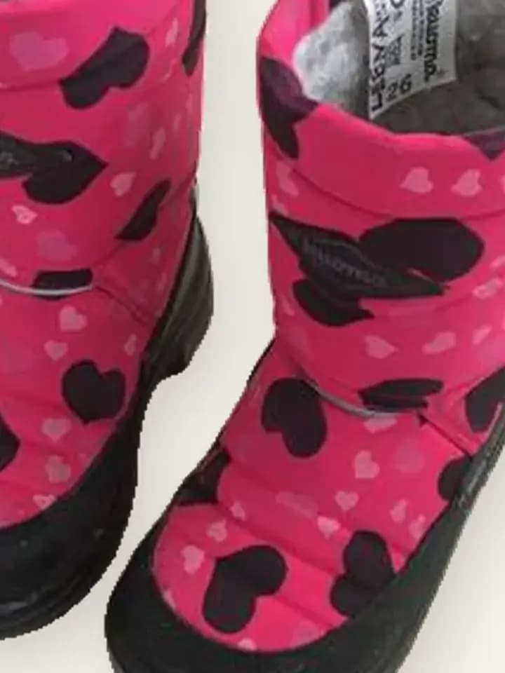 Pink Polka Snow Boots, photo 2