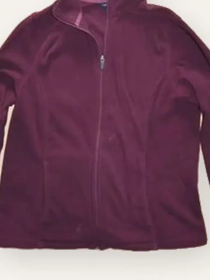 Plum Fleece Zip Jacket, photo 2