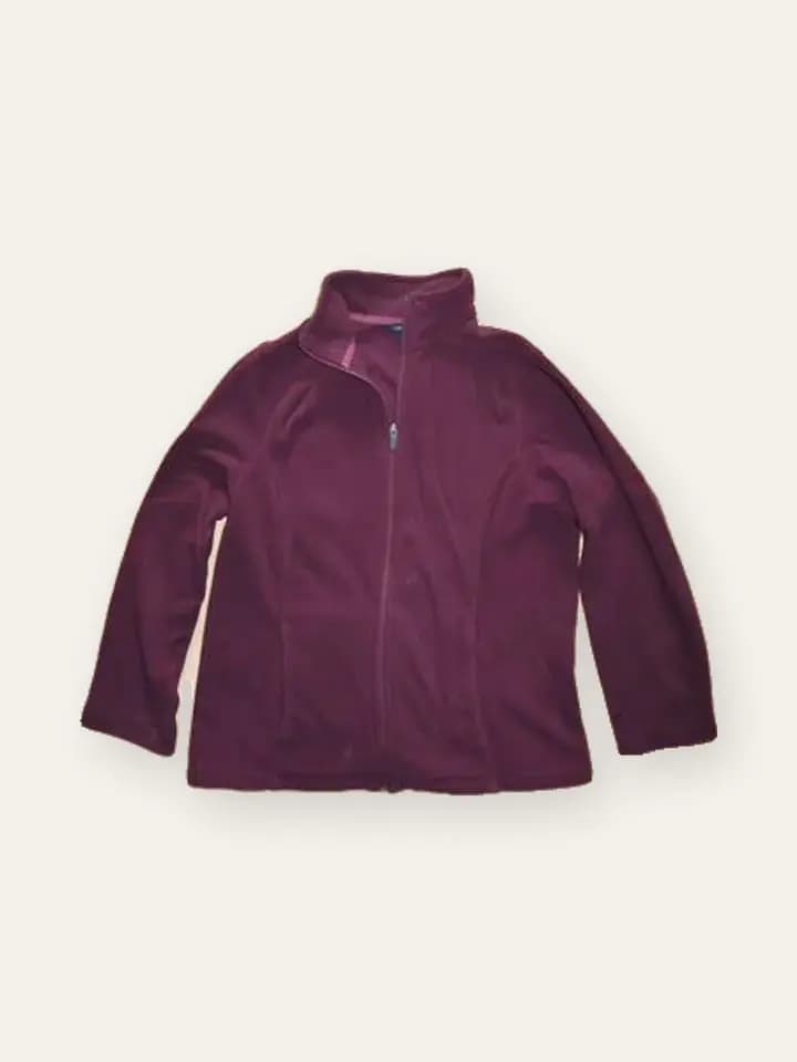 Plum Fleece Zip Jacket