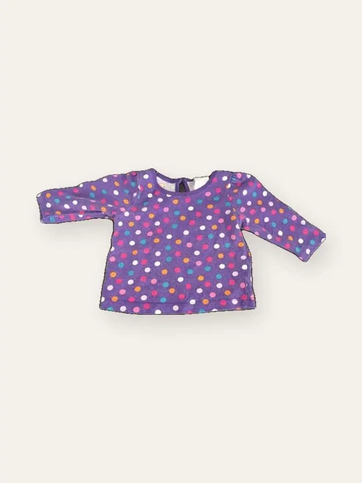 Purple Polka Dot Tee