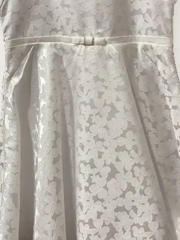 Silver Jacquard Occasion Dress, photo 2