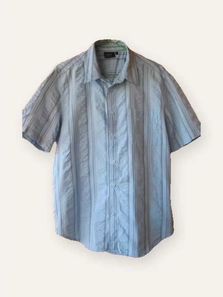 Sky Stripe Half-Sleeve Shirt