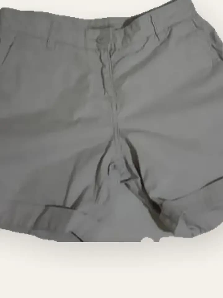 Stone Grey Cotton Shorts, photo 2