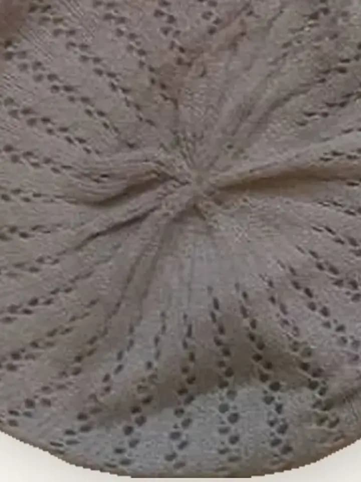 Taupe Knit Beret, photo 2