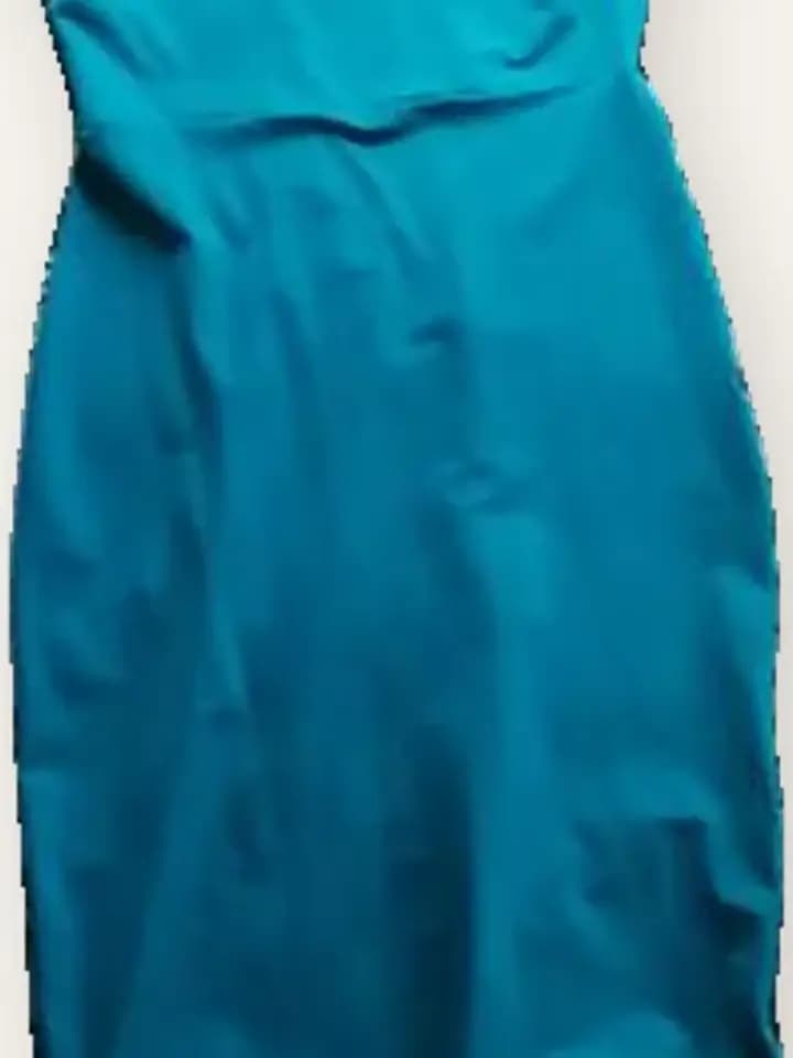 Teal Square-Neck Sheath Dress, photo 2