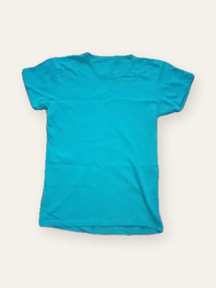 Turquoise Crew Tee