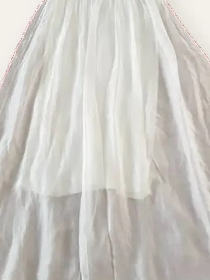 White Chiffon Maxi Dress, photo 2