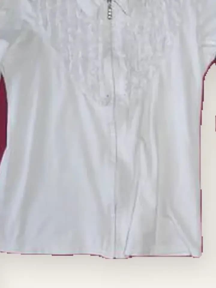 White Zip-Up Track Jacket, photo 2