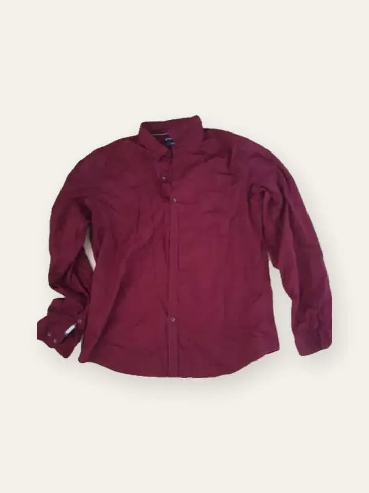 Wine Red Casual Shirt
